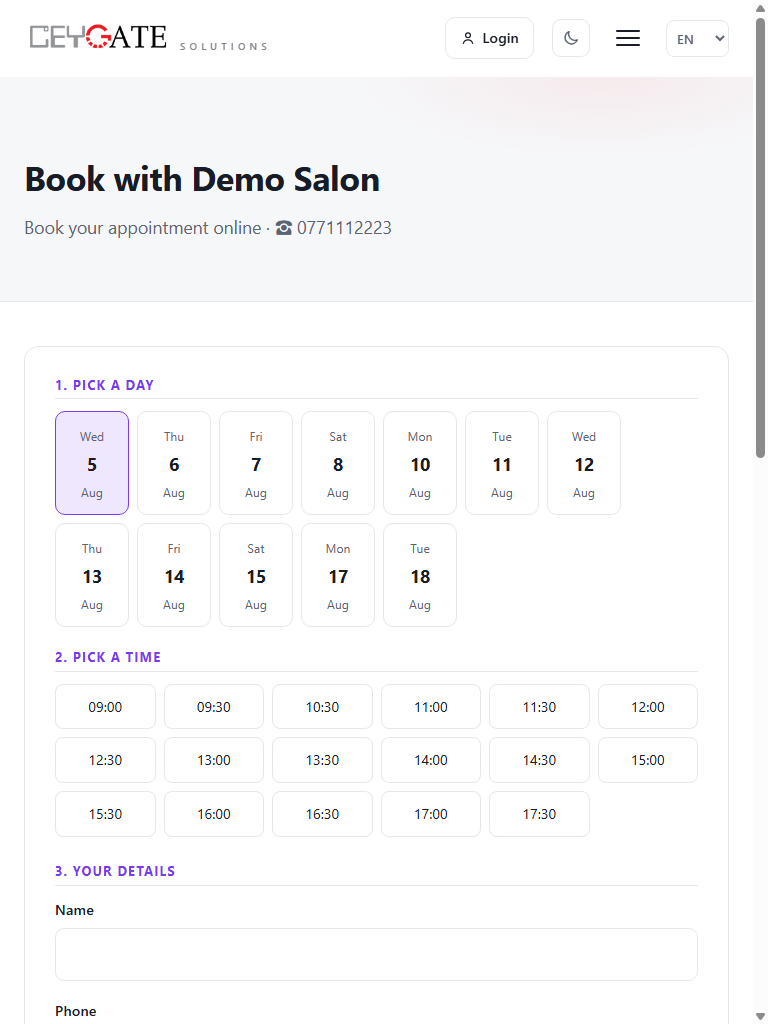 SmartBook screenshot