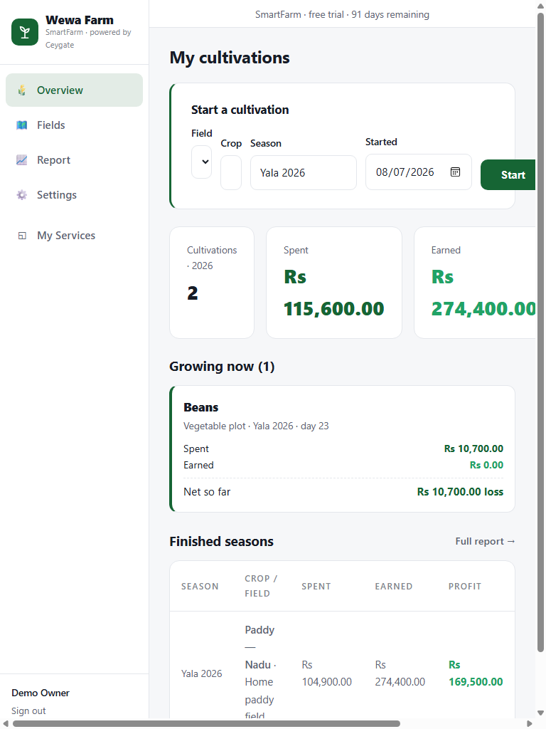 SmartFarm screenshot