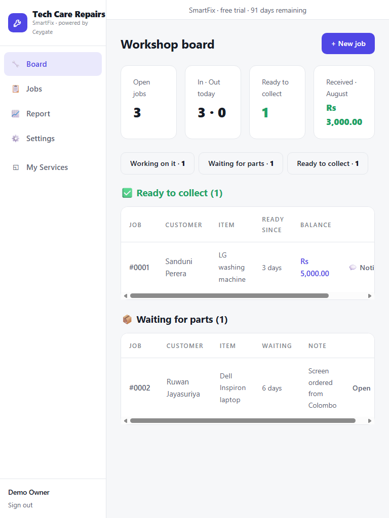 SmartFix screenshot