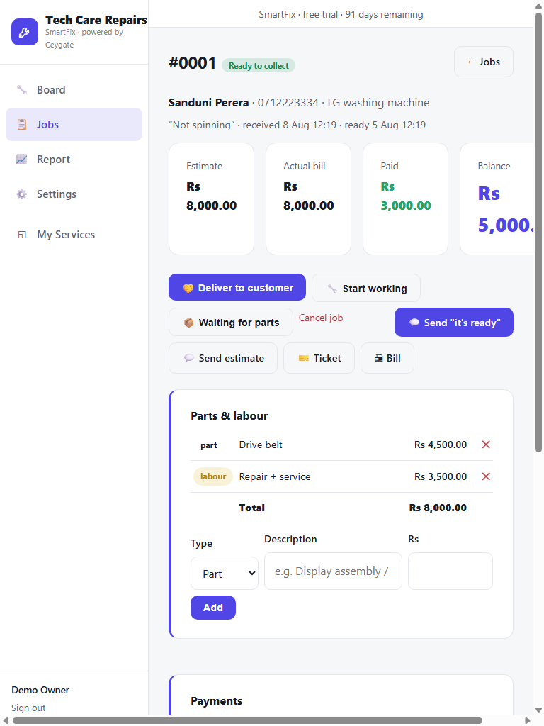 SmartFix screenshot