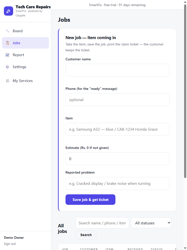 SmartFix screenshot